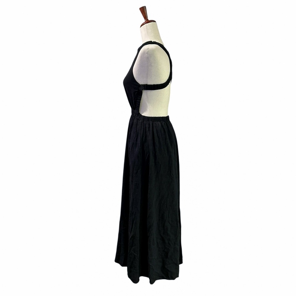 Vici Dress NWT Medium‎ Open Back Black Maxi A-Line Boho Chic Party Vacation - Picture 5 of 11